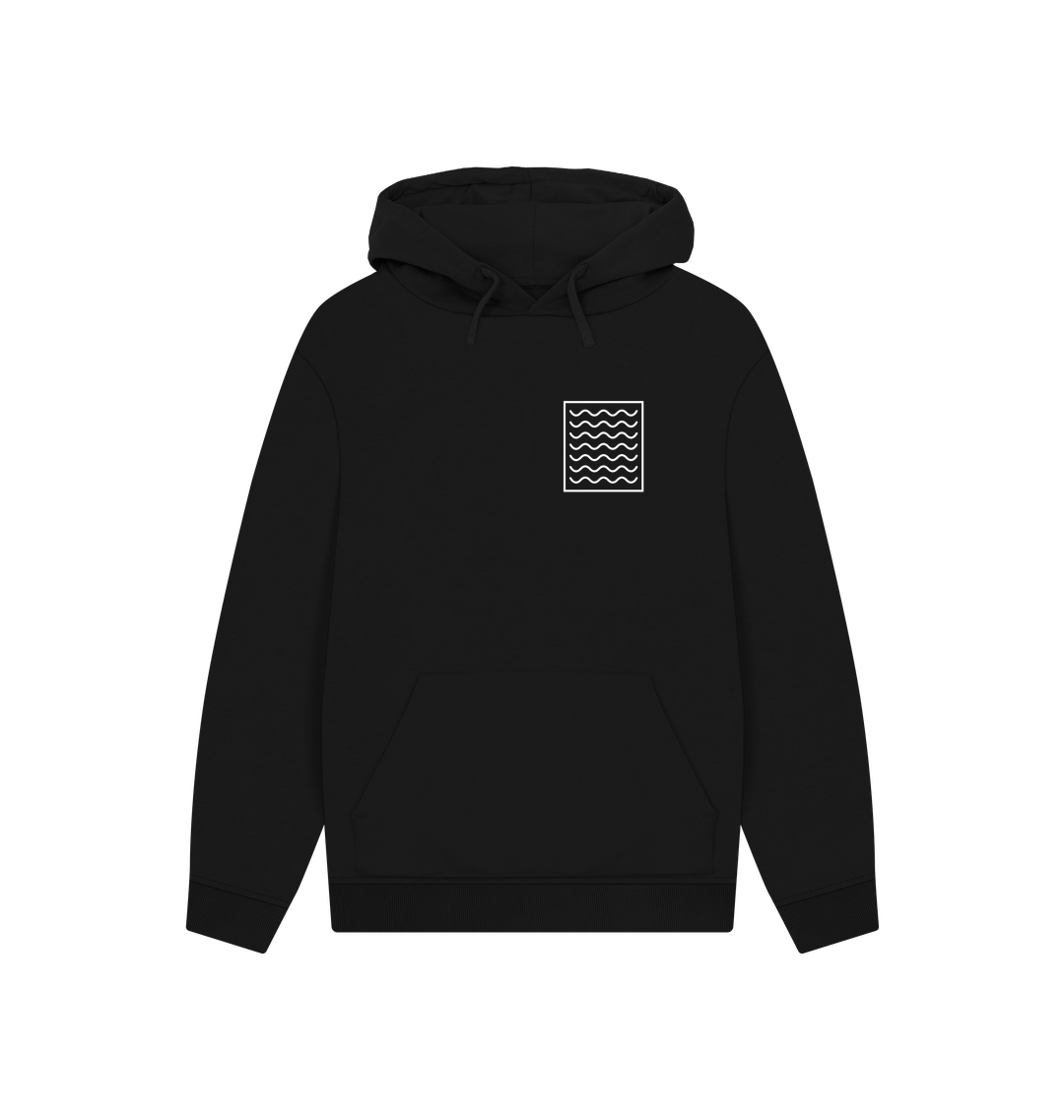 Ocean Current Pattern Organic Cotton Hoodie | Ethical & Sustainable Hoodie | PCH Pure - PCH Pure