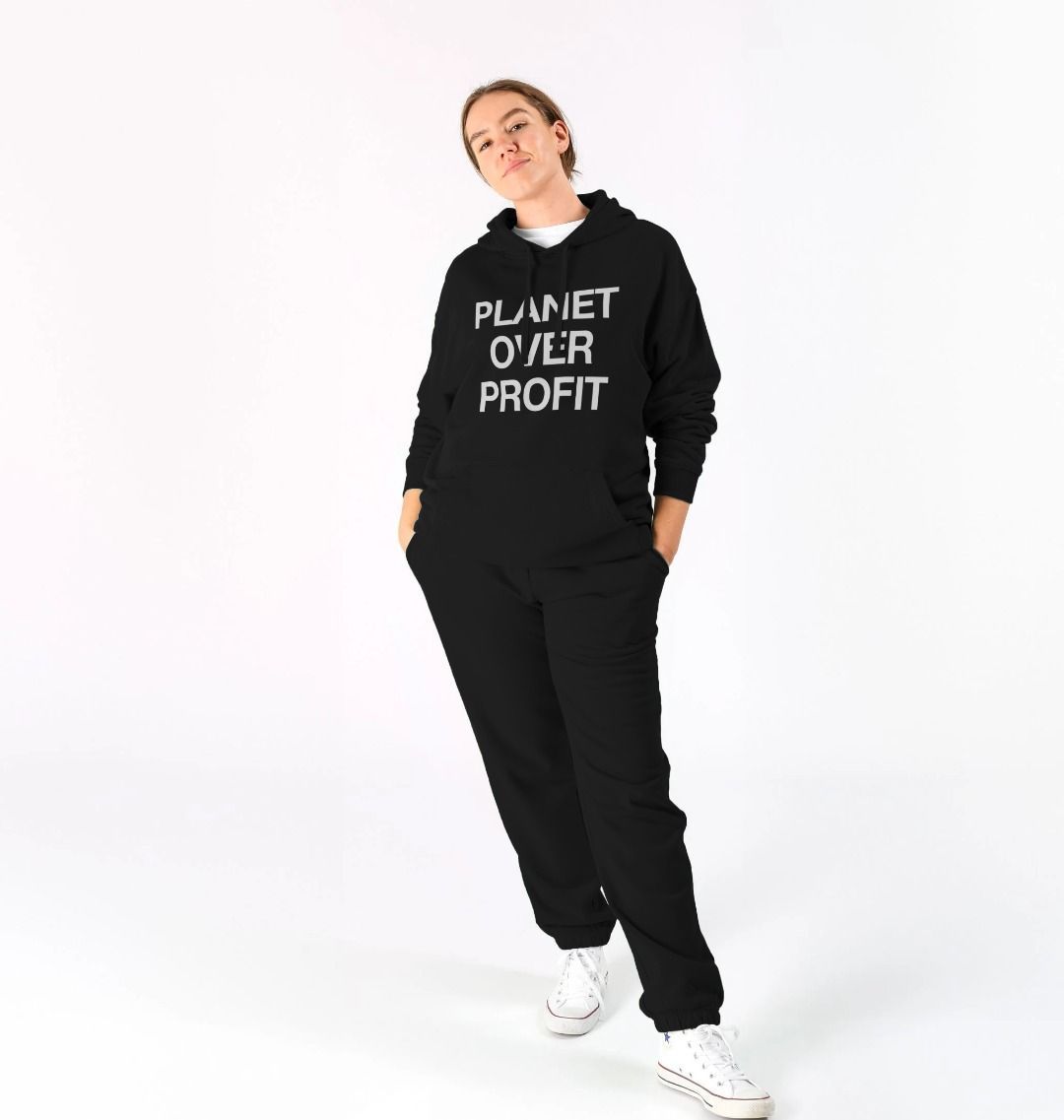 Planet Over Profit Organic Cotton Hoodie | Ethical & Sustainable Hoodie | PCH Pure - PCH Pure