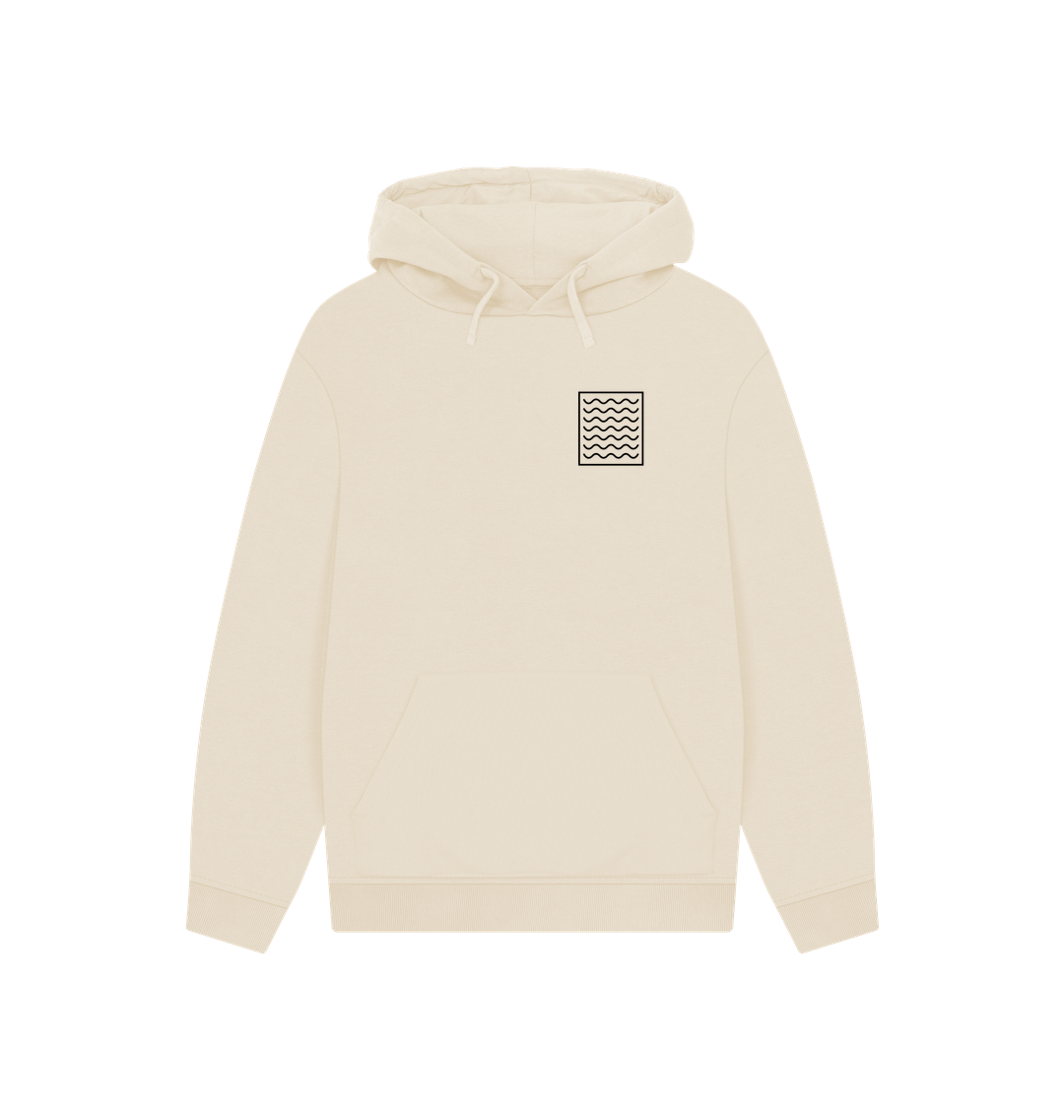 Ocean Current Pattern Organic Cotton Hoodie | Ethical & Sustainable Hoodie | PCH Pure - PCH Pure