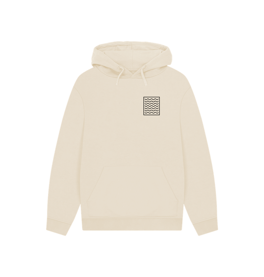 Ocean Current Pattern Organic Cotton Hoodie | Ethical & Sustainable Hoodie | PCH Pure - PCH Pure