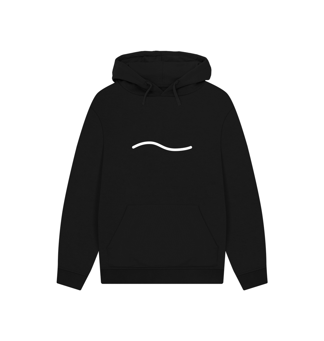 Minimal Wave Line Organic Cotton Hoodie | Ethical & Sustainable Hoodie | PCH Pure - PCH Pure