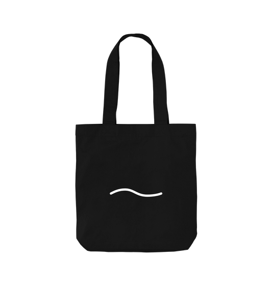 Minimal Wave Line Organic Cotton Tote Bag | Eco - Friendly Canvas Shopper | PCH Pure - PCH Pure