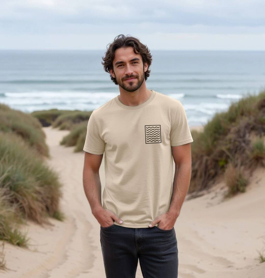 Ethical t shirt made from 100% organic cotton fabric