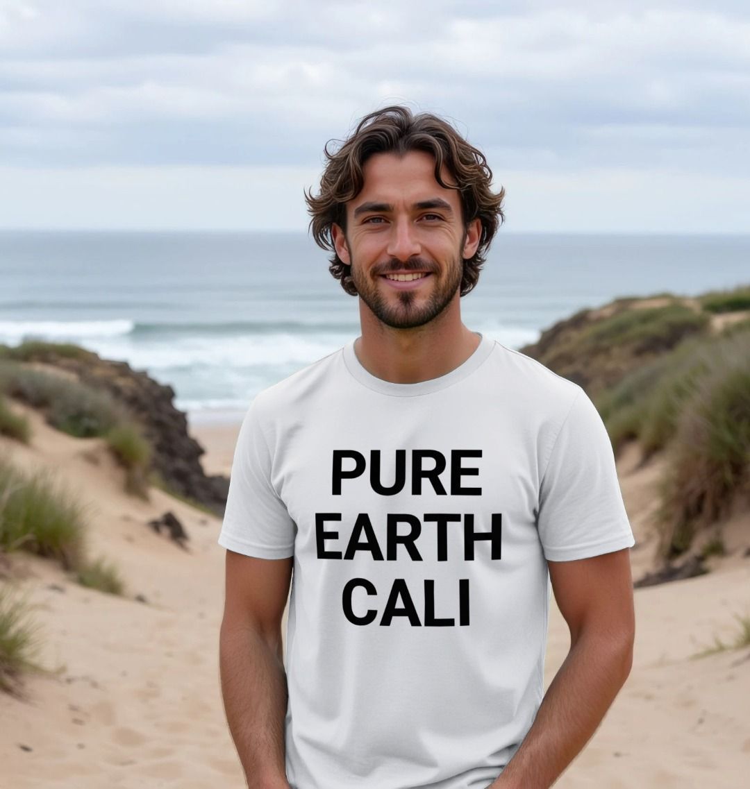 Organic Cotton Tee | Sustainable Pure Earth Cali T-Shirt - PCH Pure