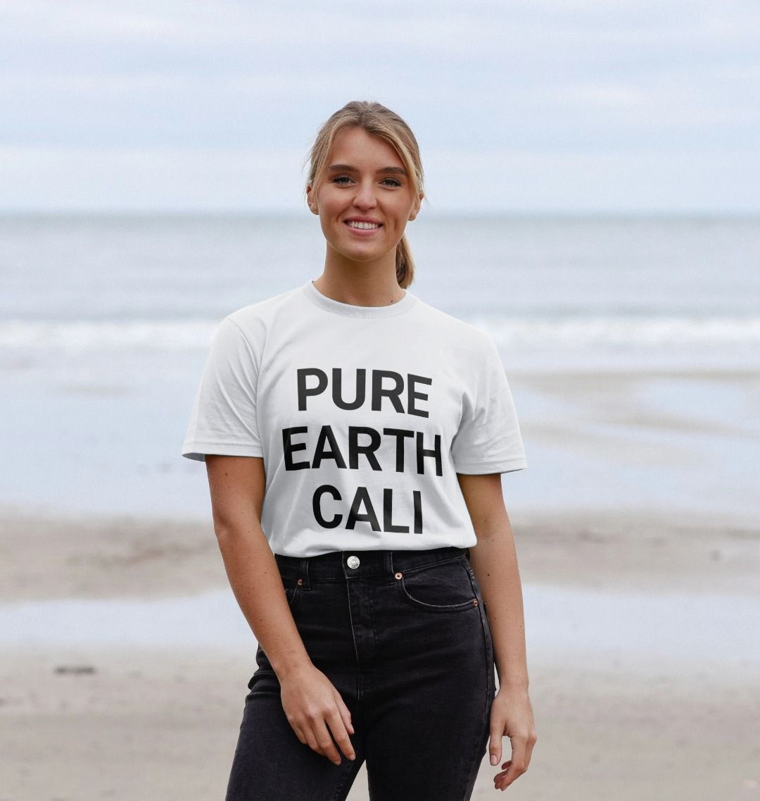Organic Cotton Tee | Sustainable Pure Earth Cali T-Shirt - PCH Pure