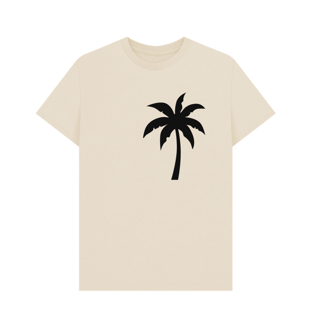 Organic Cotton Graphic Tee — Palm Shadow Silhouette by PCH Pure - PCH Pure