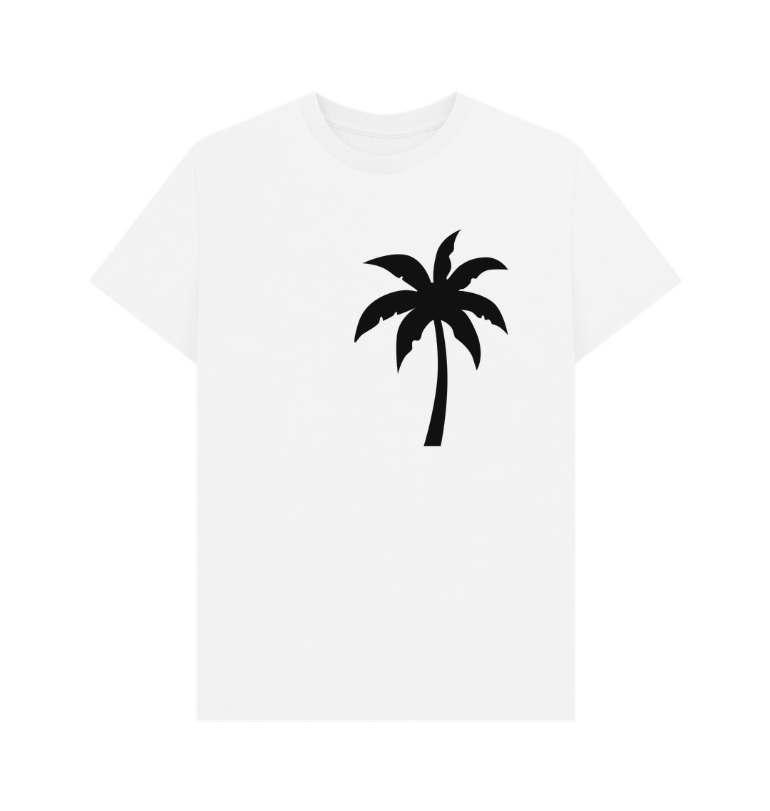 Organic Cotton Graphic Tee — Palm Shadow Silhouette by PCH Pure - PCH Pure