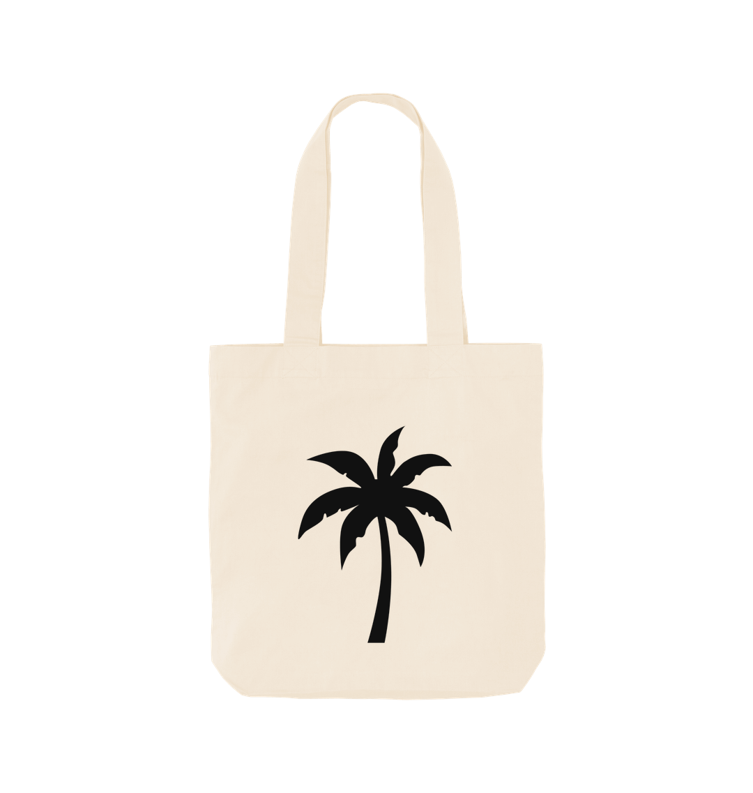 Palm Shadow Silhouette Organic Cotton Tote Bag | Eco - Friendly Canvas Shopper | PCH Pure - PCH Pure