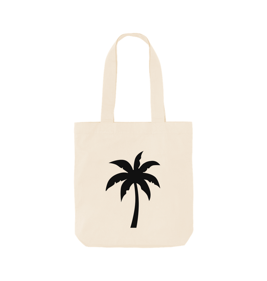 Palm Shadow Silhouette Organic Cotton Tote Bag | Eco - Friendly Canvas Shopper | PCH Pure - PCH Pure