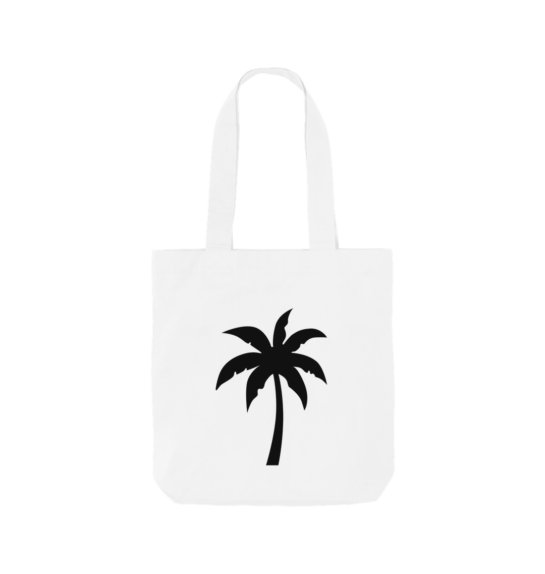 Palm Shadow Silhouette Organic Cotton Tote Bag | Eco - Friendly Canvas Shopper | PCH Pure - PCH Pure